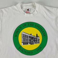 San Francisco School of the Epiphany Large Shirt Vintage USA