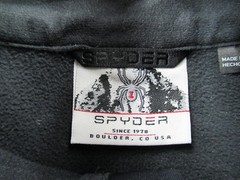 Spyder Shirt Mens 2XL 1/4 Zip Long Sleeve Outdoor Lightweight Blue Casual