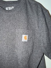 Carhartt Workwear Pocket T-Shirt – Heather Charcoal Gray (Size S)