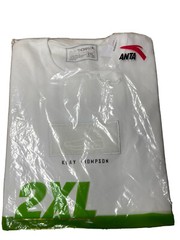 ANTA KLay Thompson T-Shirt Very Limited Sz XXL White Golden State Warriors