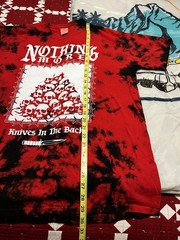Nothing More Carnal Tour Tie-Dye T-Shirt L Knives In The Back Metalcore 2025