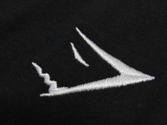 NEW Gymshark Crest Long Sleeve T-shirt SIZE Medium, Black, Embroidered Logo
