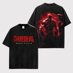 Daredevil Born Again Premium Cotton T-Shirt, The Man Without Fear Graphic Shirt,