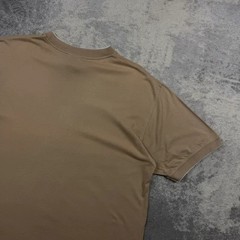 Vintage Nike T-Shirt 90s Embroidered Centre Swoosh Caramel Brown