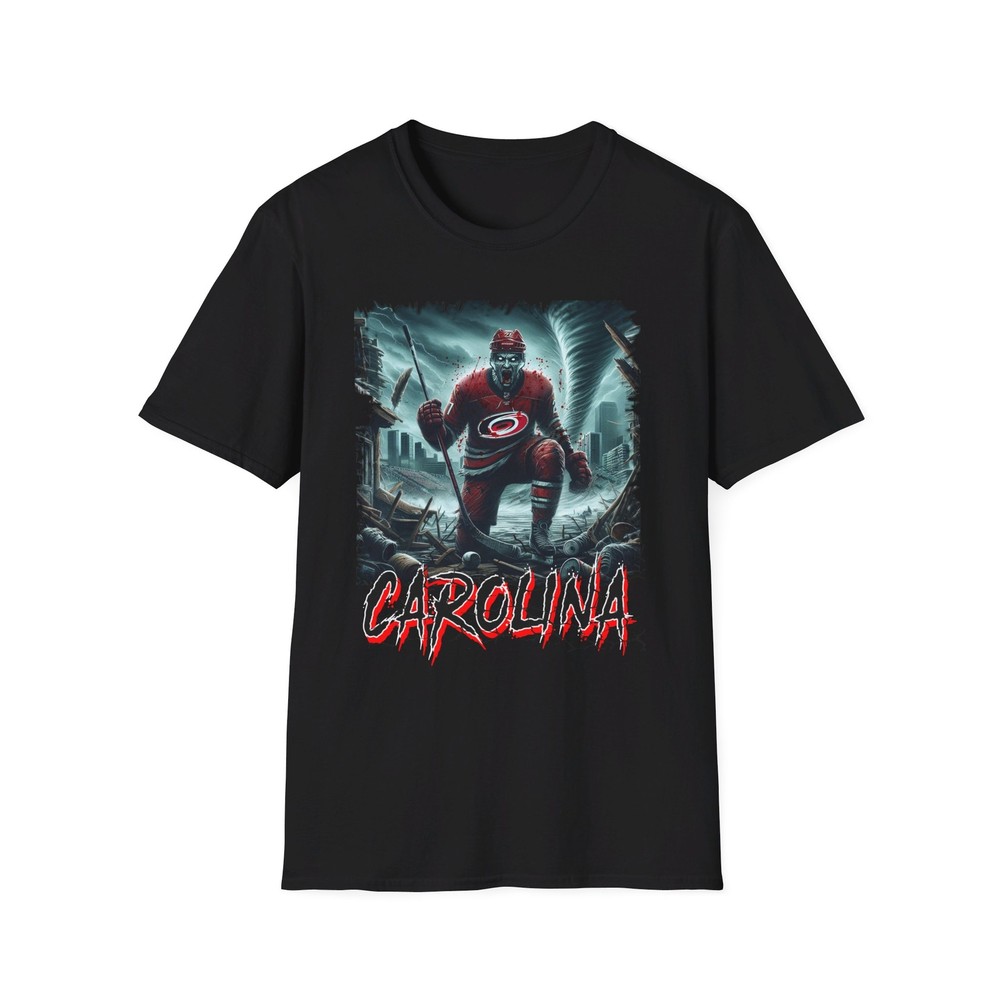 Eye of the Storm – Carolina Hurricanes Horror Mashup T-Shirt