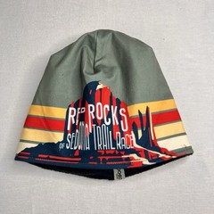 Red Rocks Of Sedona District Perfect Tri Long Sleeve Hoodie Sz Large W/Beanie