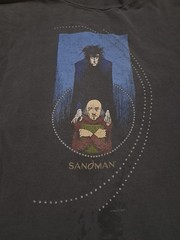 2 Vtg The Sandman DC Comics Faded T-Shirt Black Size XL Graphitti 90s See Pics