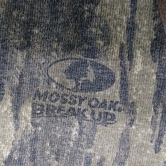 Vintage Camo Shirt Mens L Mossy Oak Break Up All Over Deer Hunting Long Sleeve