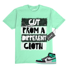 1 Green Glow Black White Mint Dunk Air Force T Shirt to Match CUT Jordan