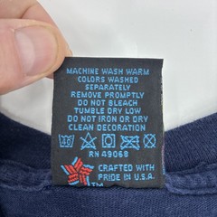 Vintage US Navy Soffe Shirt Men Medium Blue NAS Whidbey Island 90s