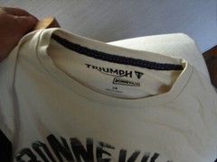 Lucky Brand Triumph Shirt Mens Size Small Long Sleeve Bonneville 1956