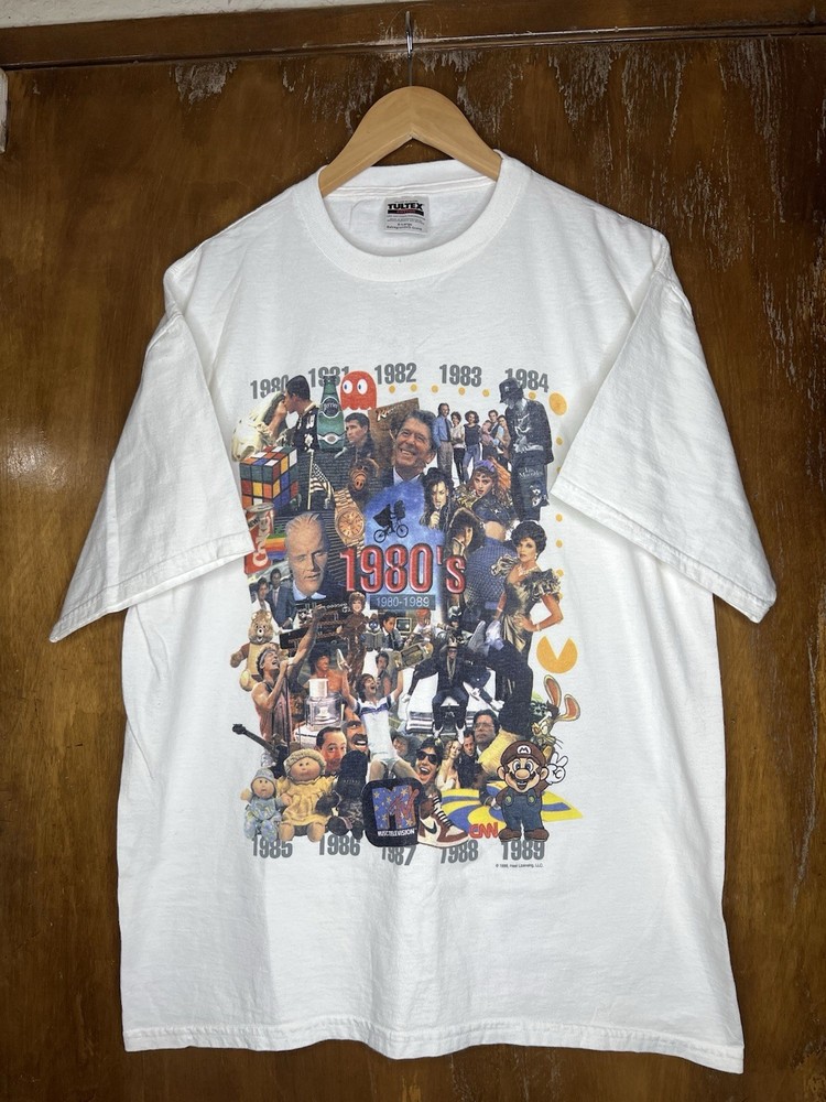 Vintage 1999 (1980-1989) Decade Timeline Heat Licensing LLC T Shirt