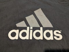 Vintage Adidas Shirt Mens Extra Large Black 90s Logo T-shirt