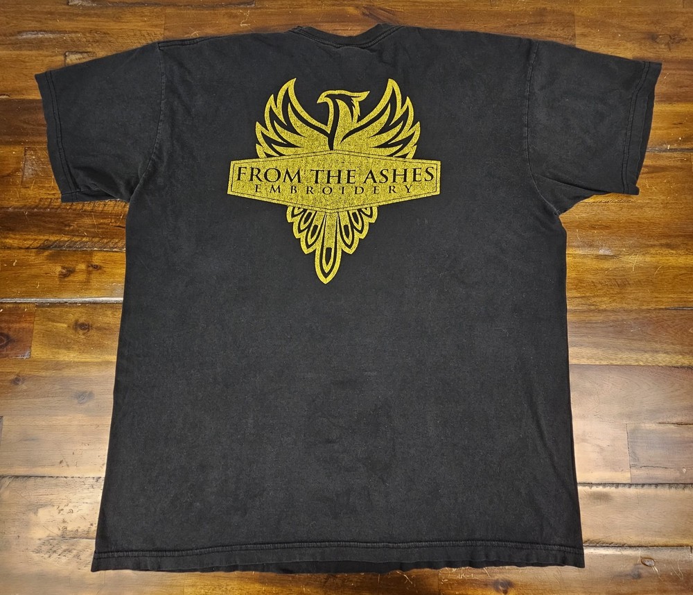Dixxon Flannel Company Shirt Mens 2XL Black Phoenix Graphic “From The Ashes”
