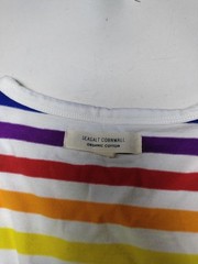 SEASALT CORNWALL Men’s T-Shirt S Multi Striped 100% Cotton Basic