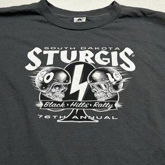 Sturgis Black Hills Rally 2016 Men 3XL Gray Long Sleeve Double Sided
