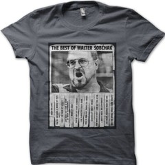 Best of Walter Sobchak Dude The Big Lebowski cotton T-shirt 8969