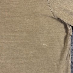 Buck Mason Shirt Mens XL Beige Cotton Crewneck Curved Hem Tee T-Shirt USA