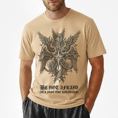 Be Not Afraid T-Shirt Seraphim Angel Biblically Christmas Horror Sweatshirt