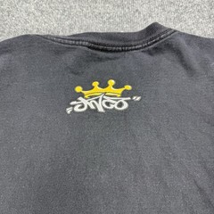 Vintage JNCO Jeans Shirt Mens 2XL Black Skull Long Sleeve Hit Made In USA Y2K