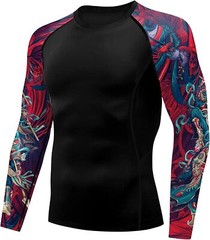American Flag Rash Guard �C Men’s UPF 50+ Sun Protection Long Sleeve Shirt