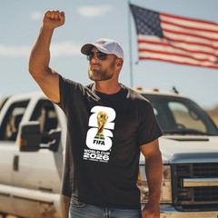 World Cup 2026 T-Shirt Football Soccer USA Worldcup Tee Logo Gildan Softstyle