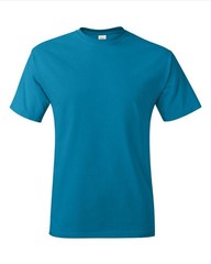 Hanes 5250 4XL 5XL Authentic Short Sleeve Men’s Cotton T-Shirt Teal