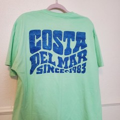 Costa Del Mar T-Shirt Men’s XL Mint Green Logo Graphic Tee Short Sleeve