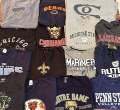 5 T-Shirt Lot Random ALL SPORTS Bundle Random Sports Team NFL MLB NCAA NHL NBA