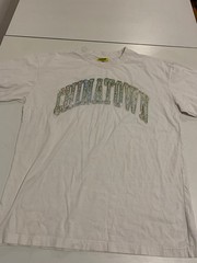 Chinatown Market Shirt XL White Bling Arch Skater Japanese Streetwear Retro Rap