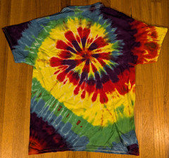 Grateful Dead Bertha Deco Frame Tye Dye Ripple Junction T Shirt L