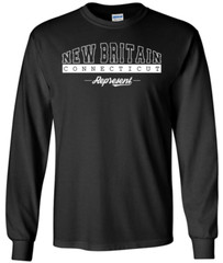 New Britain Connecticut State T-Shirt Long Sleeve Graphic Tee Unisex Apparel
