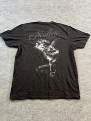 Sullen Art Collective T-Shirt Men’s XL Black Angel Baby Tattoo Graphic Prem Fit