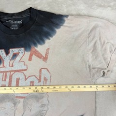 Boyz N The Hood T-Shirt Mens 3XL Black Cream Tie Dye Movie Merch 90s Style Y2K