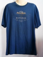 Hard Rock Cafe Bangkok XL Chest 48″ Extra Large Guitar on back 2 Sided T-Shirt T