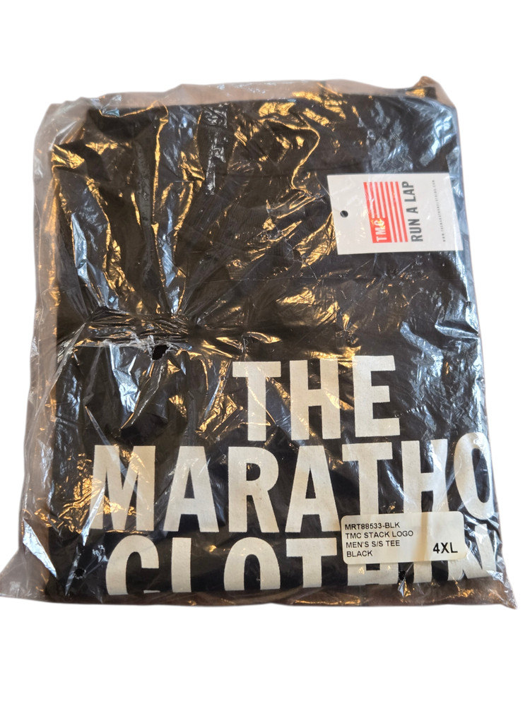 The Marathon Clothing Nipsey Hussle TMC Stack Logo Tee Black 4XL New Sealed