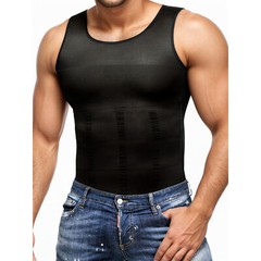 Shaperluv For Men Body Shaper Vest Compression Shirt Tank Fajas camisa de hombre