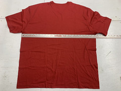 American Apparel Sustainable Collection Unisex V-neck T-shirt 100% cotton Red XL