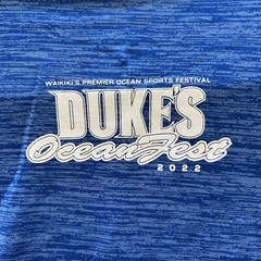 Duke’s Waikiki Surf Shirt Adult S Rash Guard Ocean Mile Swim 2002 OCC 1094