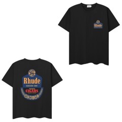 51STYLE RHUDE High Quality Men 100% Cotton Charm Short Sleeve Polo T-Shirt M-2XL