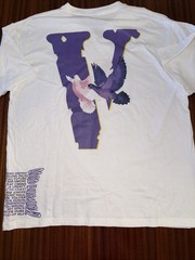 VLONE X NAV Good Intentions Doves Graphic T-Shirt Authentic White Men Size Small