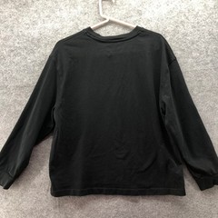 Zara Long Sleeve T Shirt Mens S Crewneck Cotton Cuff Sleeves Solid Basic