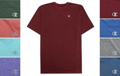 Champion Men’s Heathered T-Shirt Big & Tall Short Sleeve Crew Neck Tee