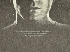 Star Trek T-Shirt Movie Promo 2009 Captain James Kirk Spock Romulan Nero Sz 2XL
