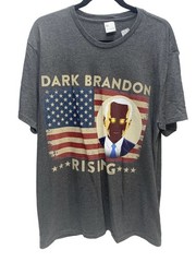 Joe Biden Dark Brandon Rising XL T-Shirt American Flag Graphic Tee Men’s New