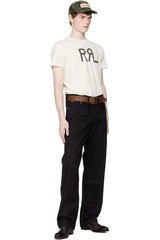 Ralph Lauren Double RL RRLOff-White Ranch Logo T-shirt S K