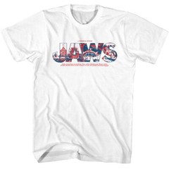 Jaws Logo With Comics Movie Shirt