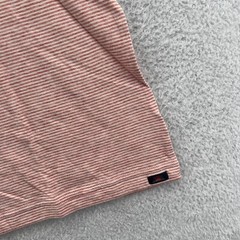 New Faherty Striped Shirt Mens XL Orange Cloud Cotton Soft Short Sleeve Tee B9