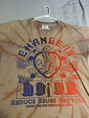 Online Ceramics Change Is Good T-Shirt (Euphoria x Zendaya)
