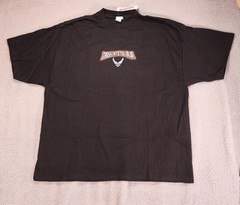 US Air Force Cross Into The Blue Shirt 2XL Black vtg 05 NWT